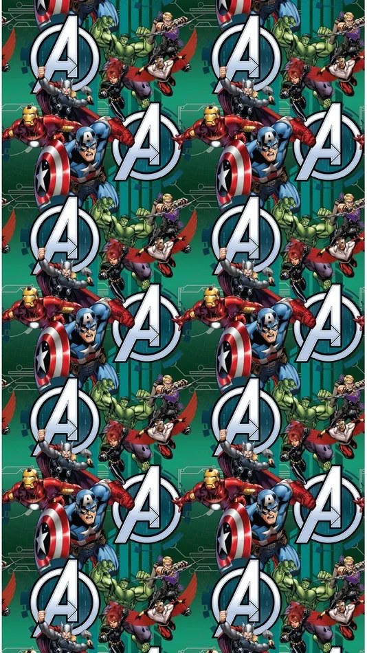 AG ART Detský záves Avengers, 140 x 245 cm