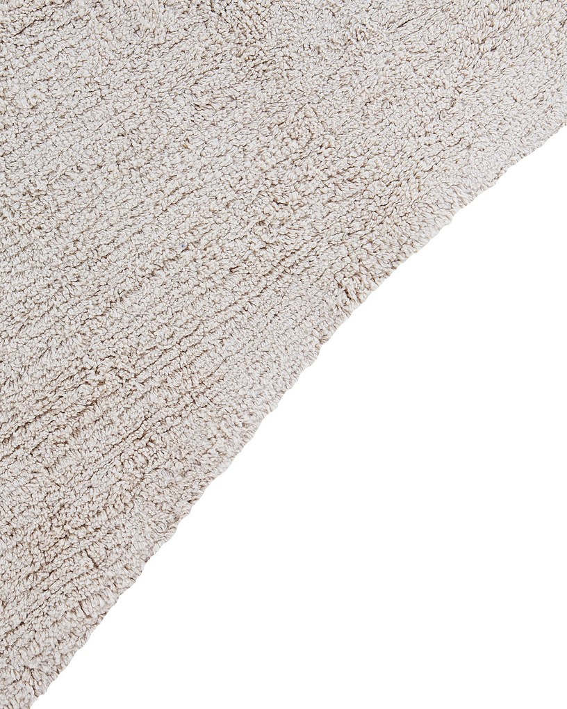 Detský bavlnený koberec 70 x 100 cm béžový ZODI Beliani