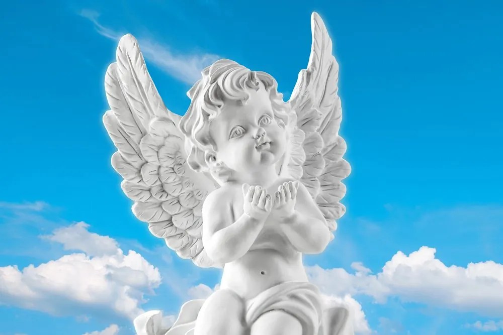 Obraz starostlivý anjelik na nebi Varianta: 120x80