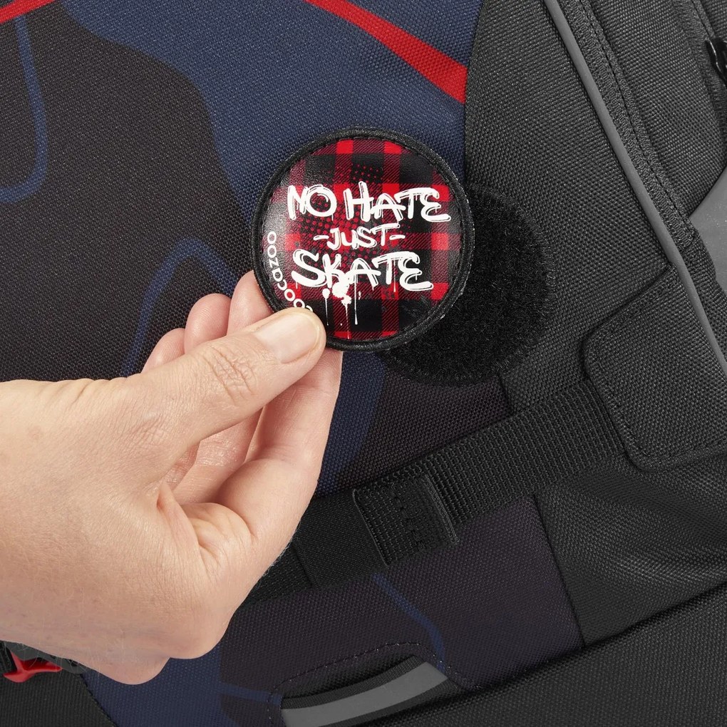 Školský batoh coocazoo PORTER, Lava Lines, certifikát AGR