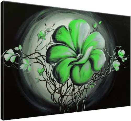 Ručne maľovaný obraz Zelená živá krása 100x70cm RM2449A_1Z