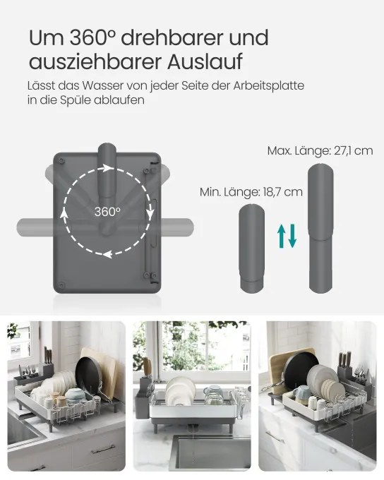 Odkvapkávač na riad KCS037G01