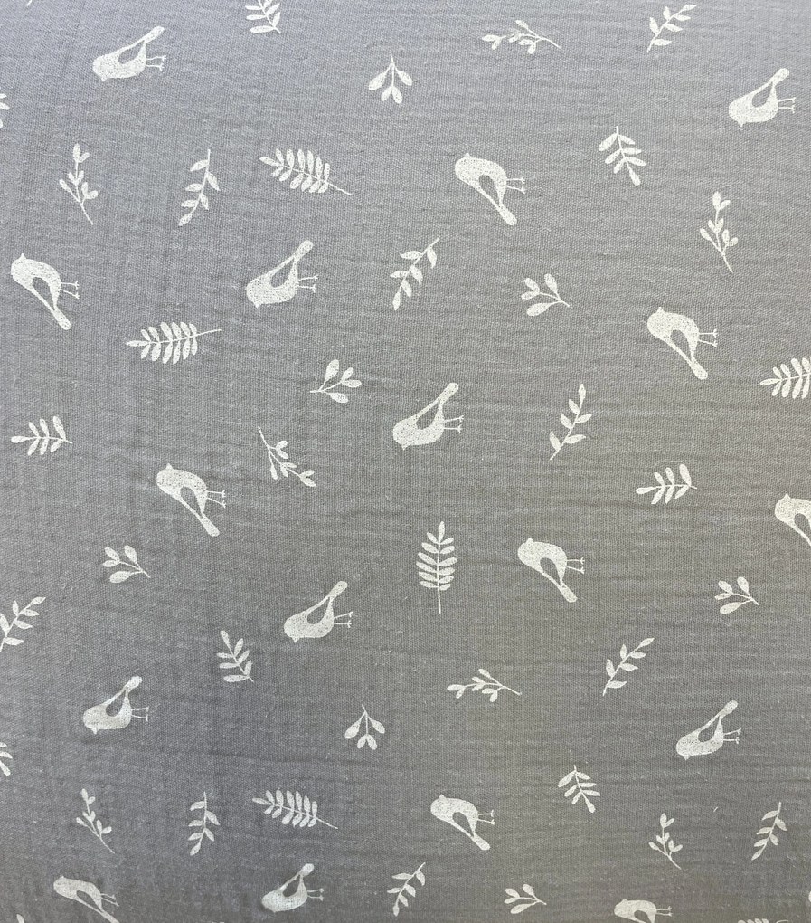 Mušelínové obliečky Bird 140x200cm+90x70cm TiaHome