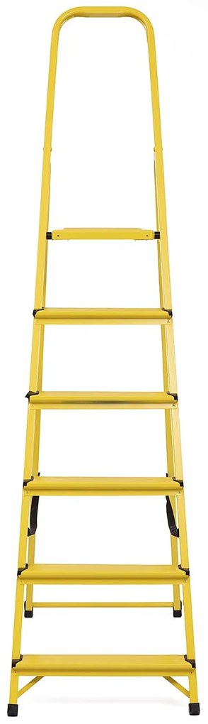 Elkop Oceľový rebrík žltý, 6 priečok