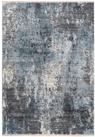 Koberce Breno Kusový koberec MEDELLIN 400/Silver-Blue, modrá, viacfarebná,200 x 290 cm