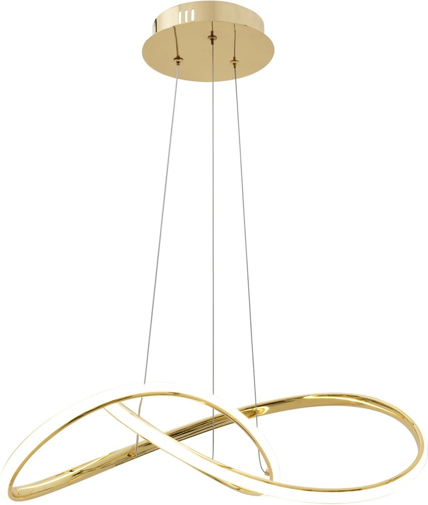 Toolight Toolight, LED stropné svietidlo, neutrálne svetlo 4000K, 32W, APP1601-CP, zlatá lesklá, OSW-05478