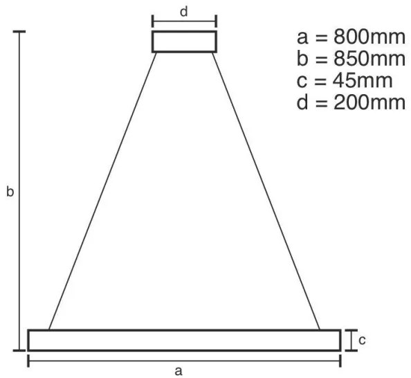 LED Stmievateľný luster na lanku LED/100W/230V 3000-6500K + diaľkové ovládanie