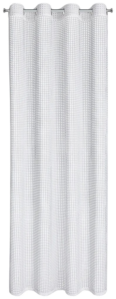 ZÁCLONA NA KRÚŽKOCH NERI 140X250 CM BIELA