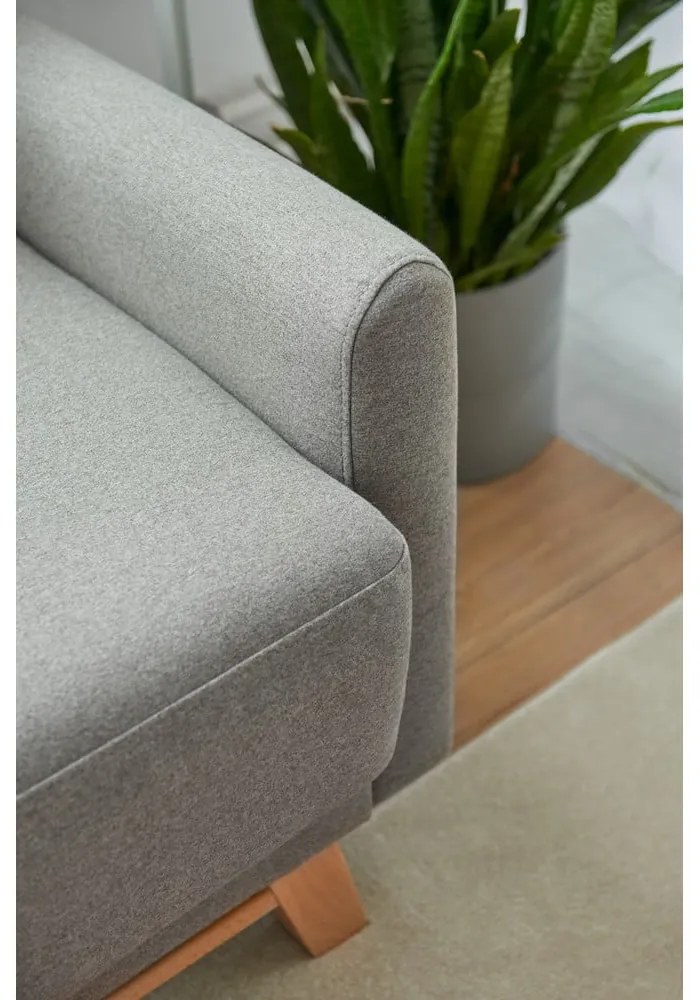 Svetlosivá variabilná rozkladacia rohová pohovka Bonami Selection Pop