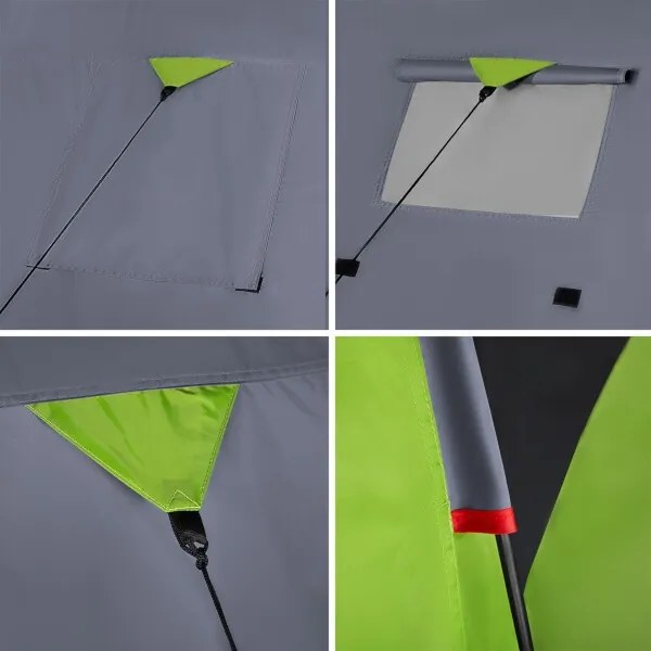 Stan pre 4 osoby NILS Camp Discovery NC6006 - zelený