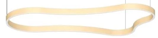 Ideal Lux - LED Luster na lanku WAVES LED/45W/230V CRI 90 mosadz