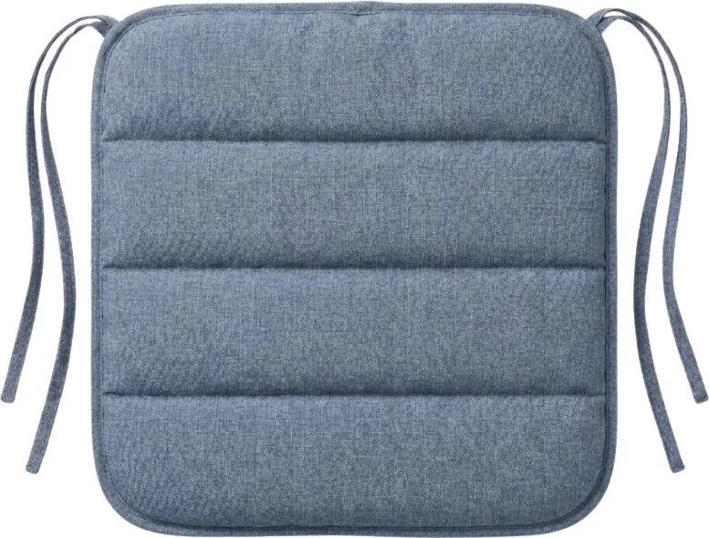 Podsedák na stoličku LINGE BLUE 37x37 cm, modrý