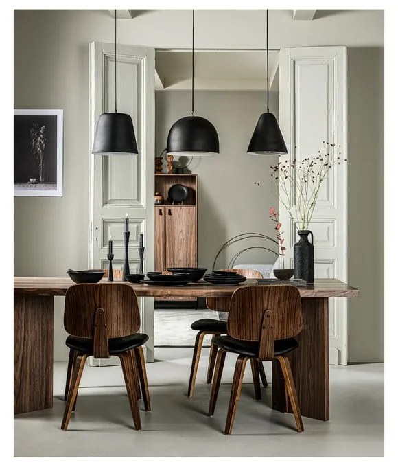 Čierno-prírodná jedálenská stolička Classic – vtwonen