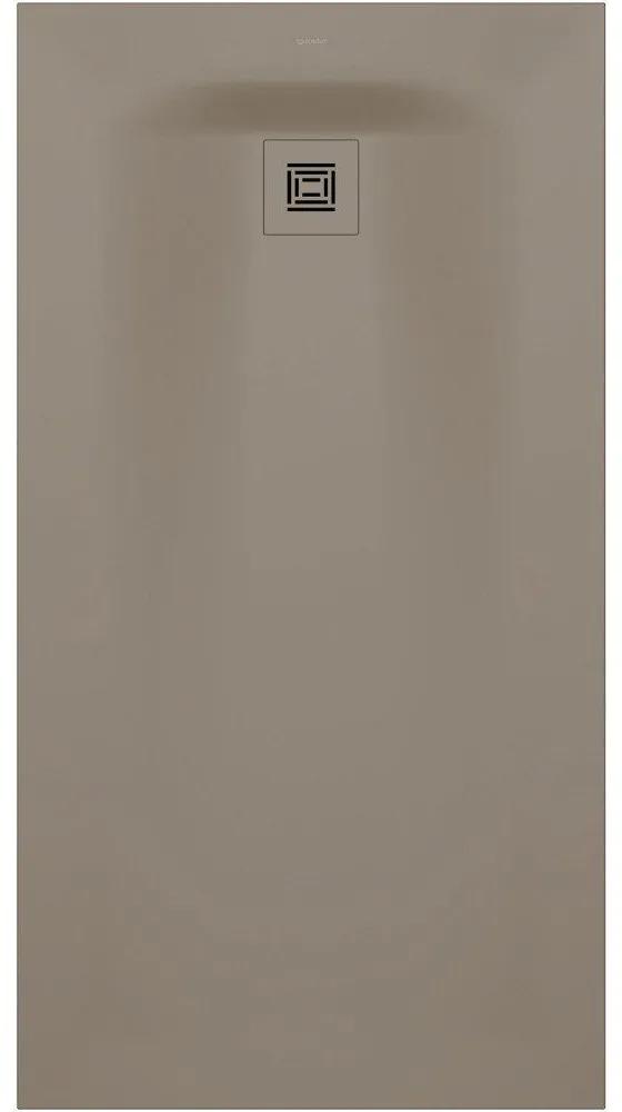 DURAVIT Sustano obdĺžniková sprchová vanička z materiálu DuraSolid, Antislip, 1500 x 800 x 30 mm, matná béžová, 720283640000000