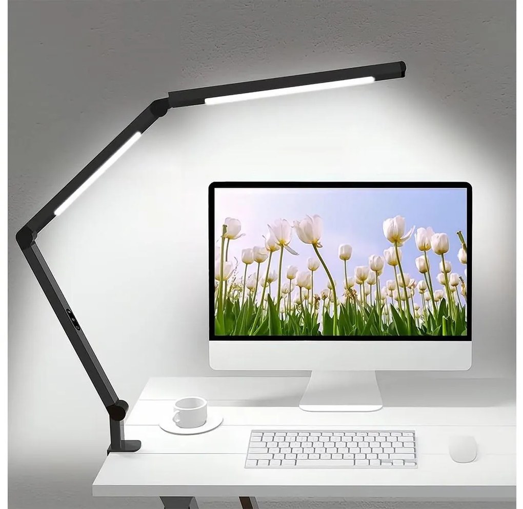 Brilagi - LED Stmievateľná dotyková stolná lampa VARIO LED/12W/230V 3000-6500K čierna BG1318