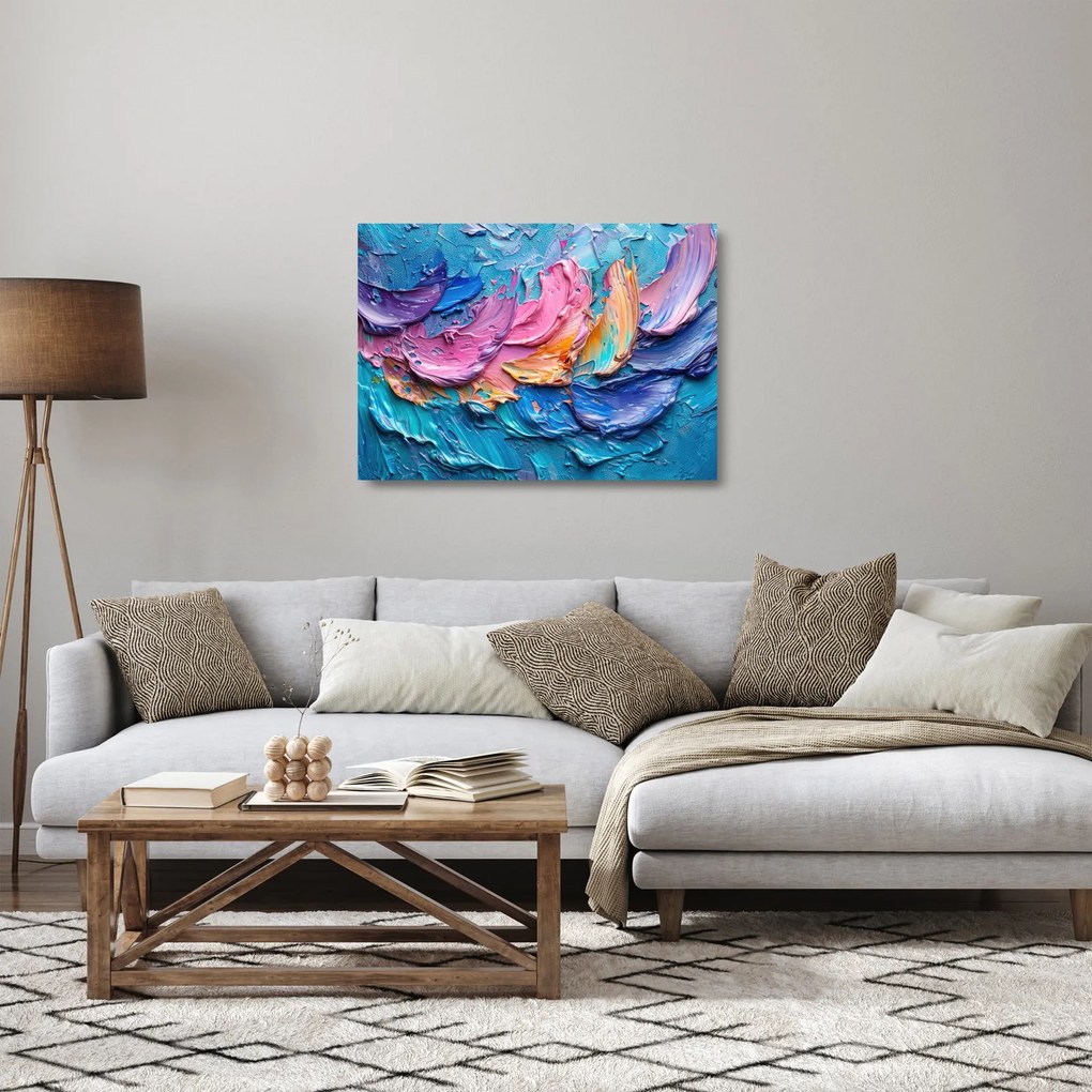 Sklenený obraz - Olejomaľba (70x50 cm)