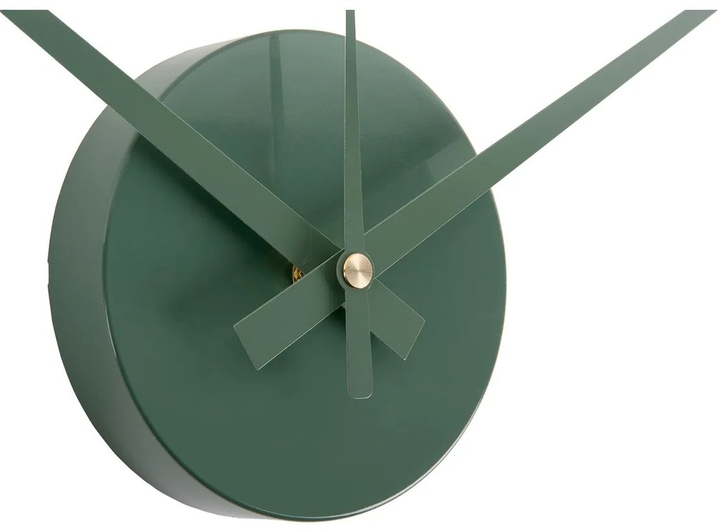 Karlsson 6001GR dizajnové samolepiace hodiny zelená, pr. 40 cm