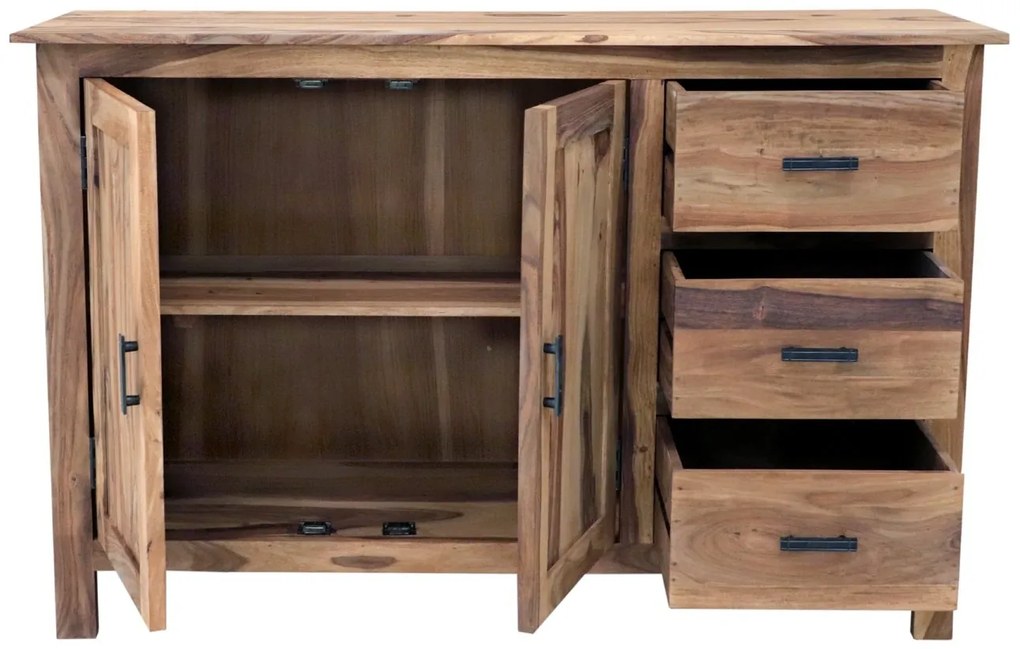 furniture-nabytek.cz - Dřevěná komoda z masivního palisandru 140x45x90