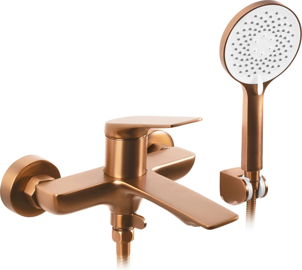 Rea Avalon, vaňová batéria s ručnou bodovou súpravou, medená matná, REA-B0492