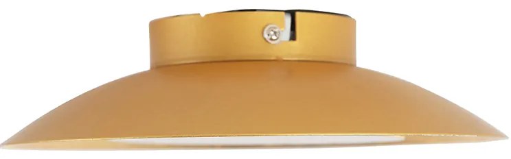 Stropné svietidlo v štýle Art Deco zlaté/mosadzné vrátane LED - Sun