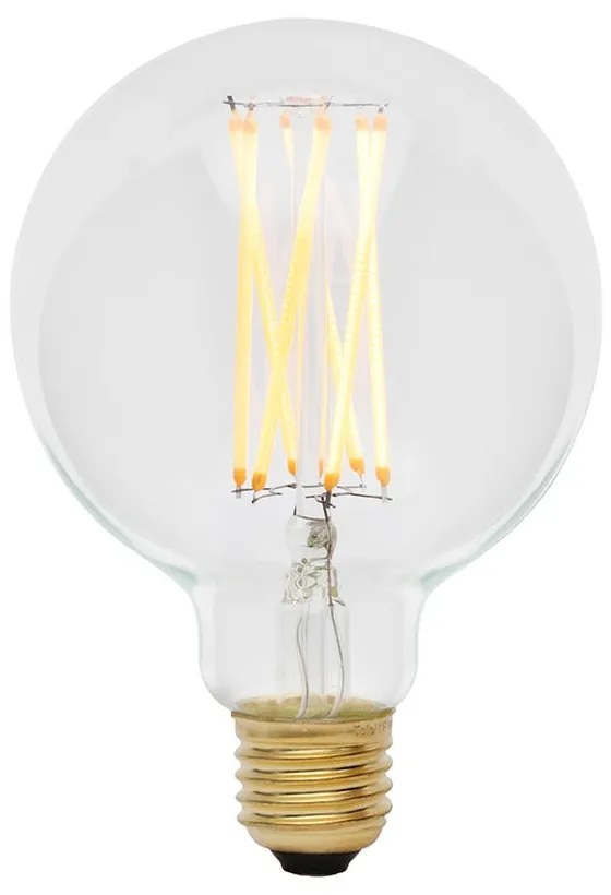 Teplá LED filamentová stmievateľná žiarovka E27, 6 W Elva – tala