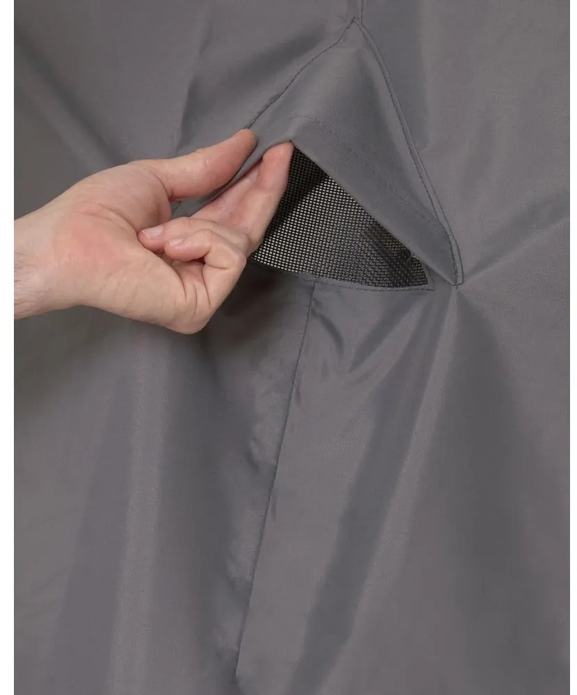 Sivý ochranný obal pre záhradnú pohovku Kave Home Iria, 105 x 210 cm