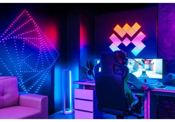 Twinkly TWD060STP-T - LED RGB stmievateľná reťaz DOTS 60xLED 7 m USB Wi-Fi