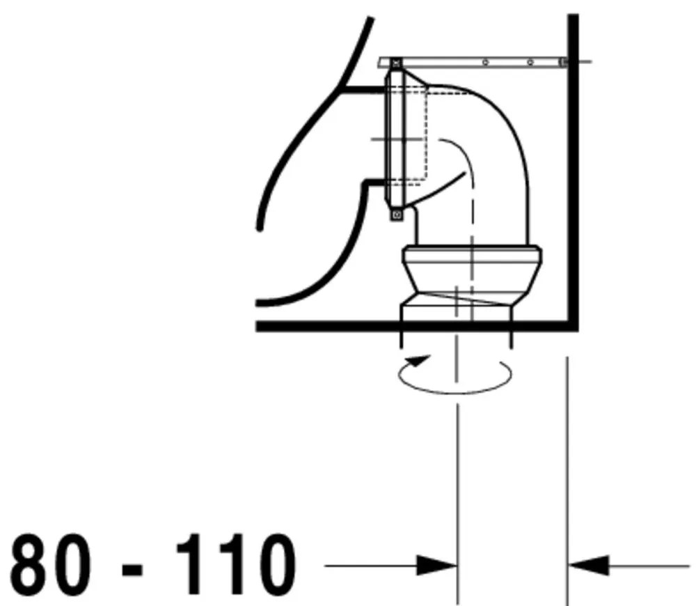 DURAVIT Darling New samostatne stojace WC kapotované s hlbokým splachovaním, 370 x 570 x 400 mm, biela, s povrchom HygieneGlaze, 2139092000