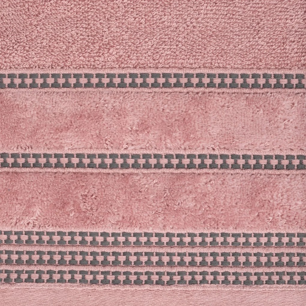 BAVLNENÝ UTERÁK AMANDA10 SADA 6KS 50X90 CM PÚDROVO RUŽOVÁ