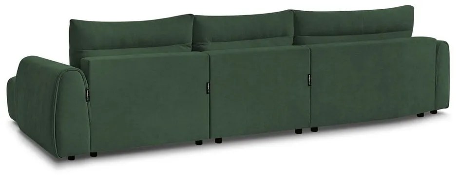 Tmavozelená rohová pohovka Aden – Bobochic Paris