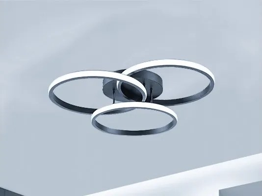 Stmievateľné stropné LED svietidlo LED/70W/230V 3000-6500K čierne + diaľkové ovládanie