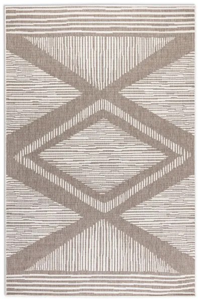 Obojstranný koberec Elle Decoration GEMINI Rhombus linen