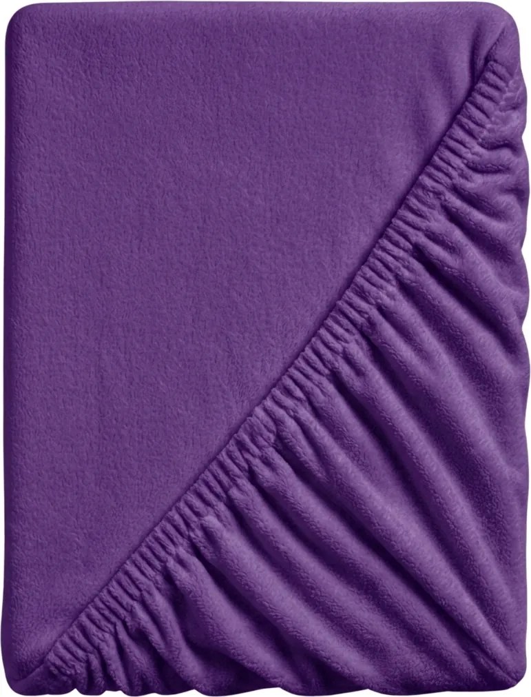 Plachta mikroplyš SOFT 90x200 cm tmavo fialová
