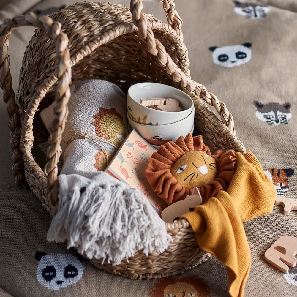 Detská hracia podložka v prírodnej farbe Miko - Bloomingville Mini
