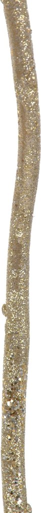 Vetva samostatná zlatá s trblietkami Branch Glitter Champagne – 13*8*168 cm