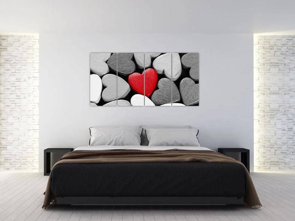 Červené srdce - obrazy na stenu