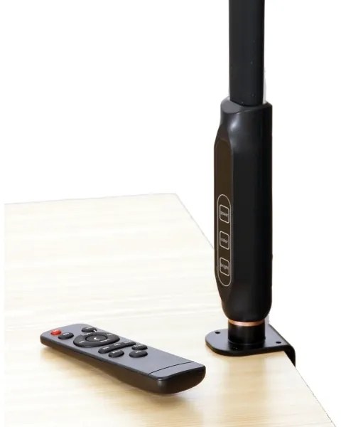 LED Stmievateľná lampa 3v1 LED/12W/230V čierna CRI 90 + diaľkové ovládanie