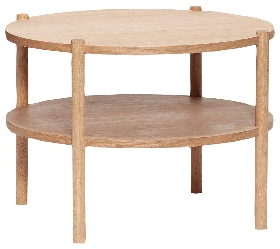 Okrúhly konferenčný stolík v dekore duba ø 60 cm Acorn - Hübsch