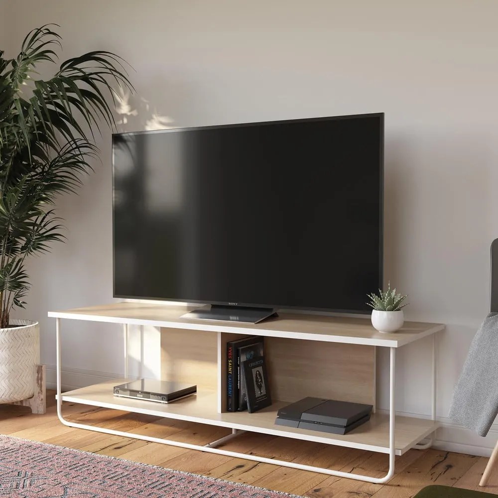 TV stolík v dekore brezy 153x48 cm Dante - Queer Eye