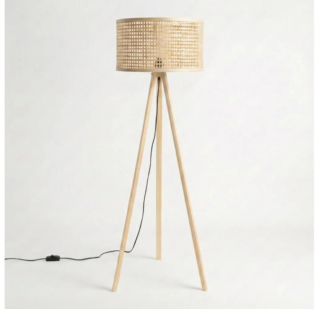 Brilagi - LED stojacia lampa CERIA 1xE27/60W/230V pr. 40 cm béžová