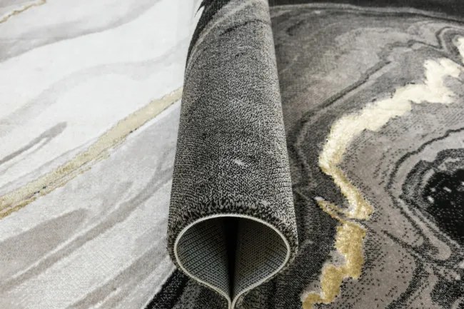 Koberec Kashmir KR287S sivý / čierny