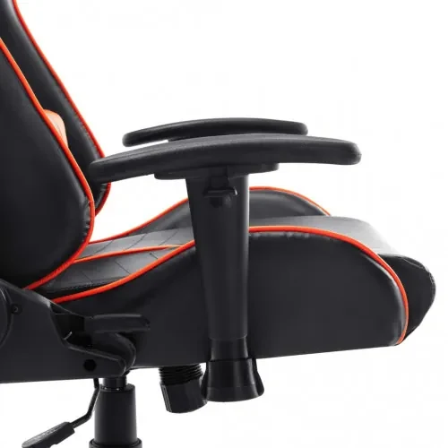 vidaXL Herná stolička čierno-oranžová umelá koža-