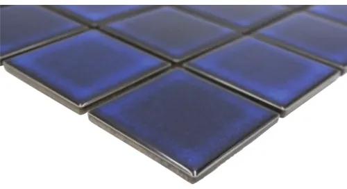 Keramická mozaika SD 641N štvorcová uni Marine Blue lesklá 30,4x30,4 cm