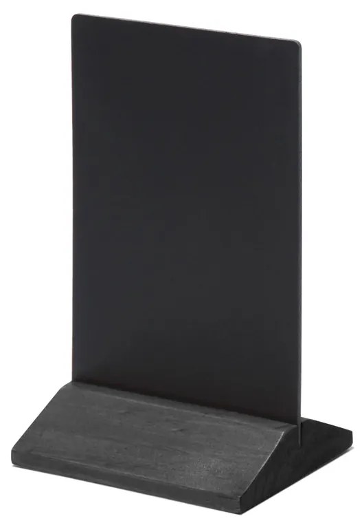 Drevený menu stojanček 10 x 15 cm, čierna