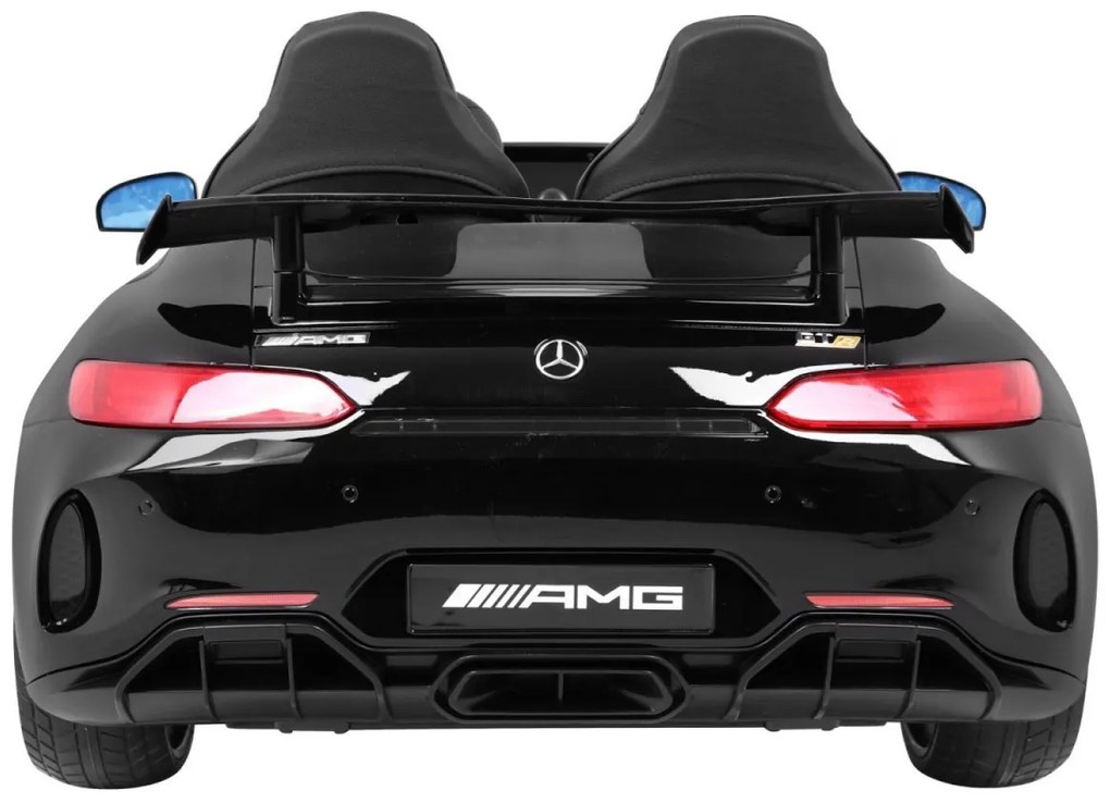 RAMIZ ELEKTRICKÉ AUTÍČKO MERCEDES-BENZ GT R 4 x 4 - LAKOVANÉ - ČIERNE - 4 x RS550PH-12V - 2 x 12V/7Ah - 2023