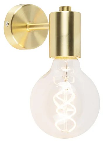 Nástenná lampa v štýle art deco zlatá - Facil 1