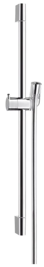 Hansgrohe Unica, sprchová tyč C 650 mm so sprchovacou hadicou Isiflex 1600 mm, chrómová, HAN-27611000