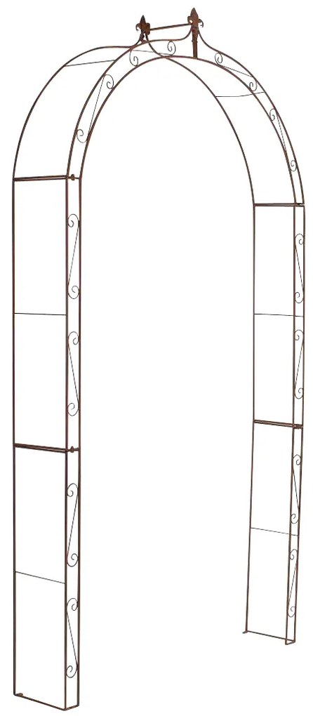 Oblúk na ruže Hana - Hnedá antik