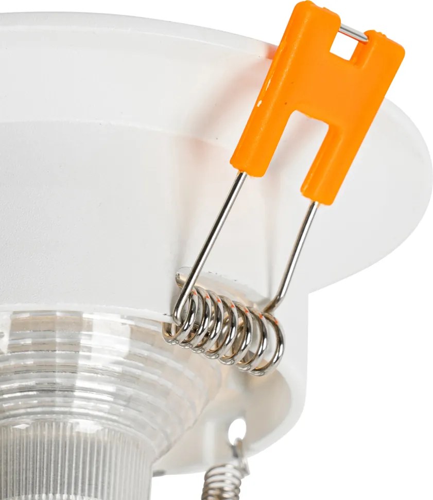 Inteligentné zapustené bodové svietidlo biele vrátane Wifi GU10 50mm - Gijs