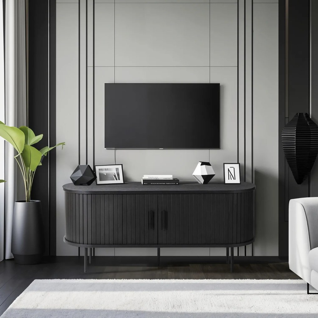 PROXIMA.store - Elegantný TV stolík TRISH FARBA: dub